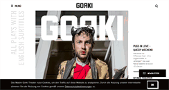 Desktop Screenshot of gorki.de